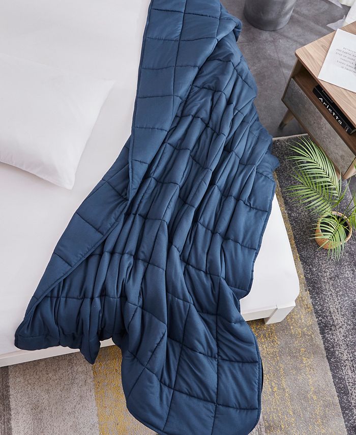 Pur Serenity Microfiber 12lb. Weighted Blanket, 48" L x 72" W Macy's