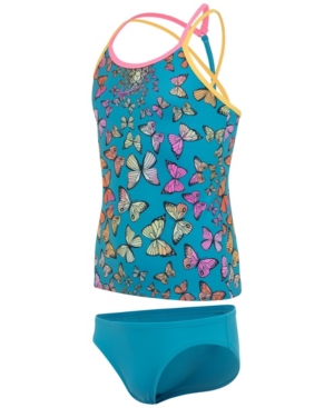 Big Girls Butterfly T-crossback Tankini Set