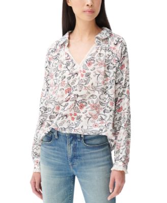 Lucky Brand - Paisley-Print Cotton Popover Shirt