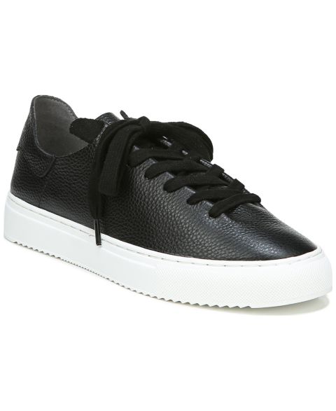 Женские кроссовки Sam Edelman Poppy Lace-Up, цвет: Чёрный кожаный