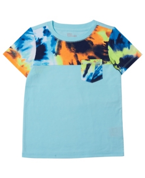 Little Boys Short Sleeve Tie-Dye Pocket T-shirt