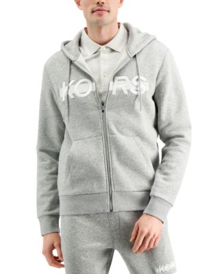 Michael Kors Men's Regular-Fit Logo Embroidered Fleece Hoodie, Created ...