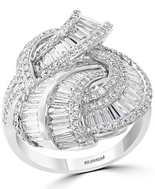EFFY® Diamond Knot Statement Ring (2-1/5 ct. t.w.) in 14k White Gold