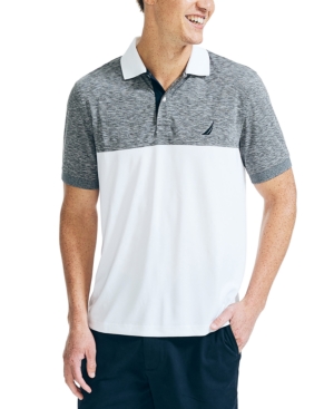 Nautica Men's Navtech Classic Fit Colorblocked Polo Shirt