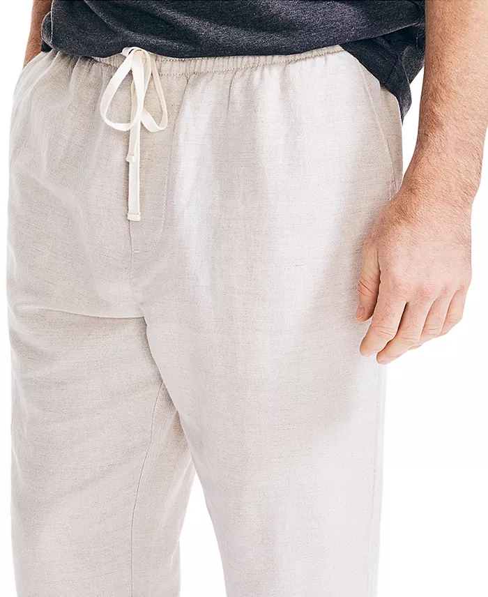 Men's Classic-Fit Elastic Drawstring Linen Pant - thumbnail 7