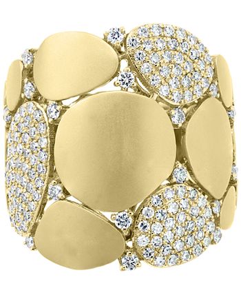 EFFY Collection - EFFY&reg; Diamond Wide Disc Statement Ring (3/4 ct. t.w.) in 14k Gold