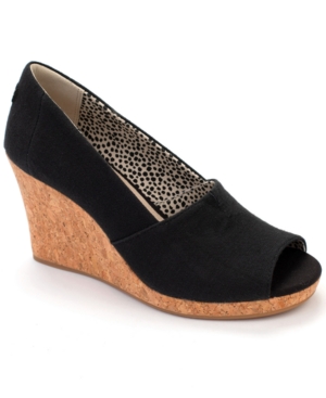 Toms Michelle Cork Wedge Sandals Women's Shoes