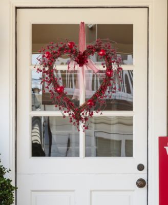 Valentine's Berry Heart Wreath
