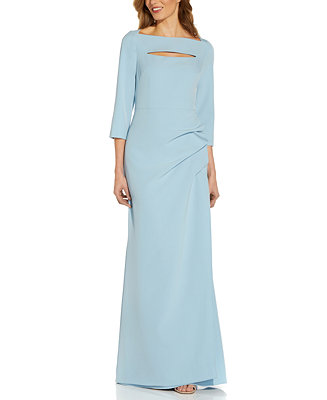 Adrianna Papell Cutout Gown - Macy's