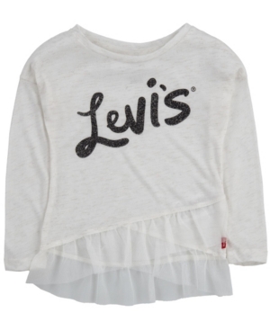 Levi's Toddler Girls Ruffled Tunic T-shirt