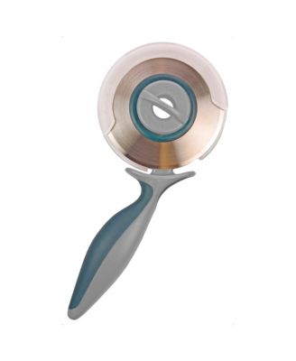 Food Prep 2 in 1 Pizza Wheel Utensil for Meal Prep Dough Pizza Pie and Pastry Cutter with Two Blades