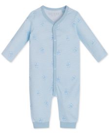 Baby Boys Printed Cotton Coverall 