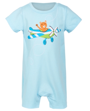 First Impressions Baby Boys Airplane Cotton Sunsuit Created for Macy's