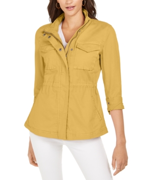 Style & Co Petite Cotton Utility Jacket Created for Macy's