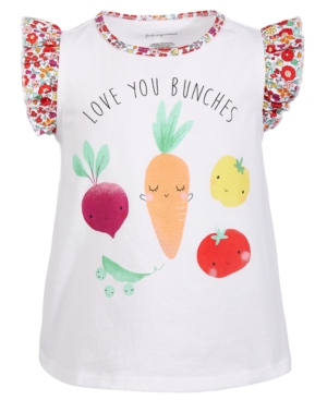 First Impressions Baby Girls Love You Bunches Cotton Top Created for Macy's