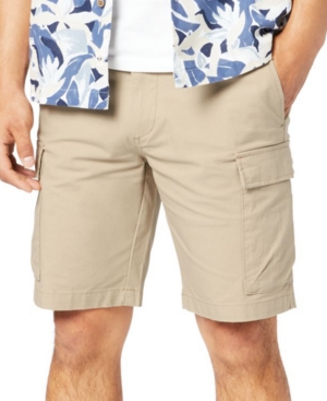 Shop Dockers Men's Smart 360 Tech 9" Cargo Shorts In Taupe Sand