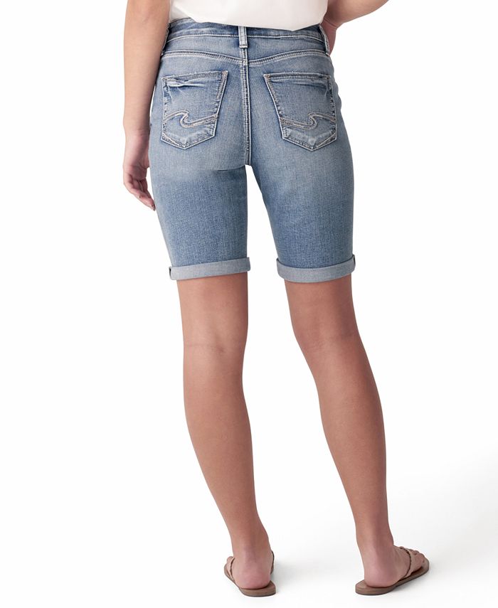 Silver Jeans Co. Avery Denim Bermuda Shorts - Macy's
