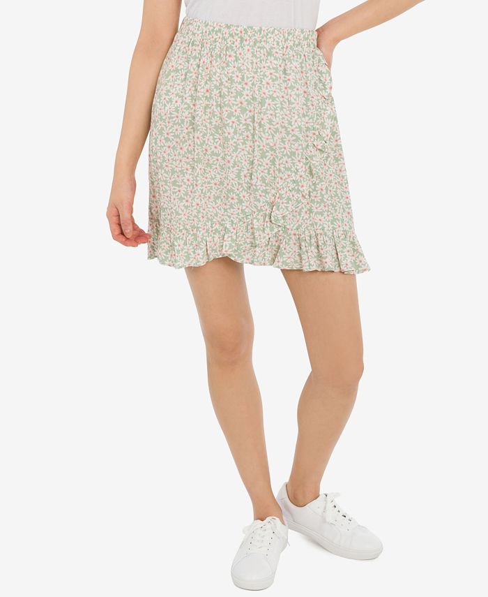Hippie Rose Juniors' Ruffled PullOn Skirt Macy's
