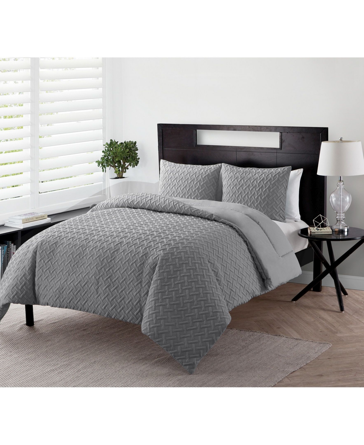 Vcny Home Nina Embossed Comforter Set