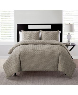 VCNY Home Nina Embossed Comforter Set - Macy's