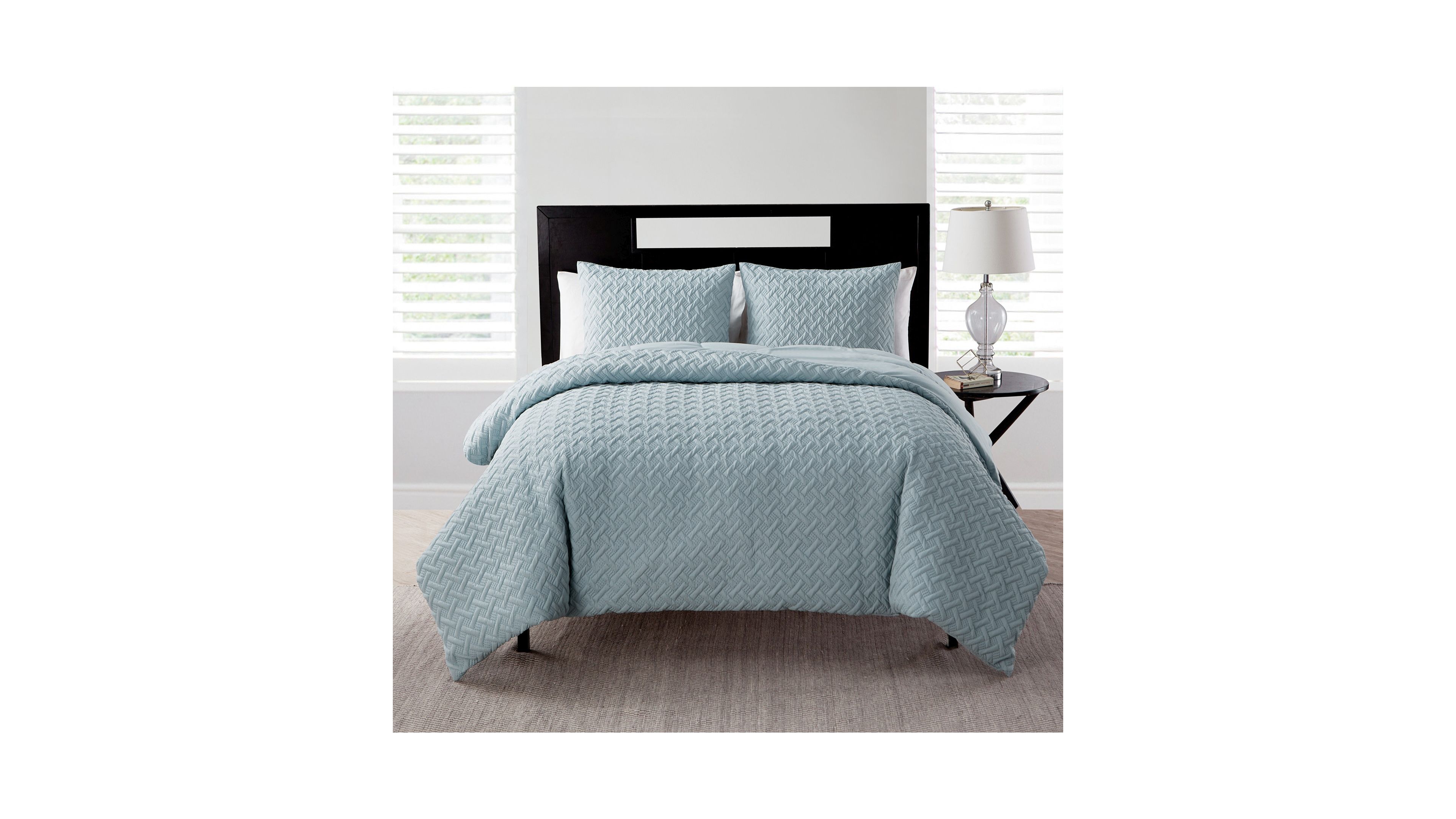 Vcny Home Nina Embossed Comforter Set, Full/Queen
