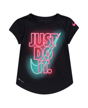 Nike Little Girls Just Do It Glow T-shirt