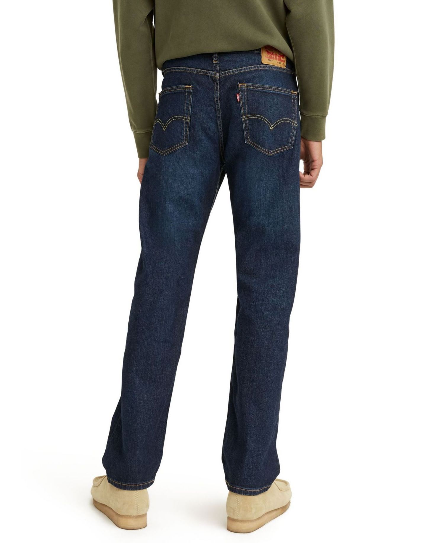 Мужские стрейчевые джинсы Levi's 505™ обычного кроя