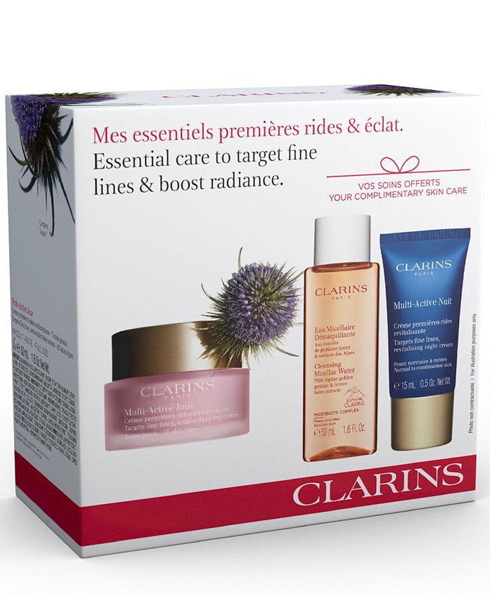 Clarins 3Pc. MultiActive Starter Set Macy's