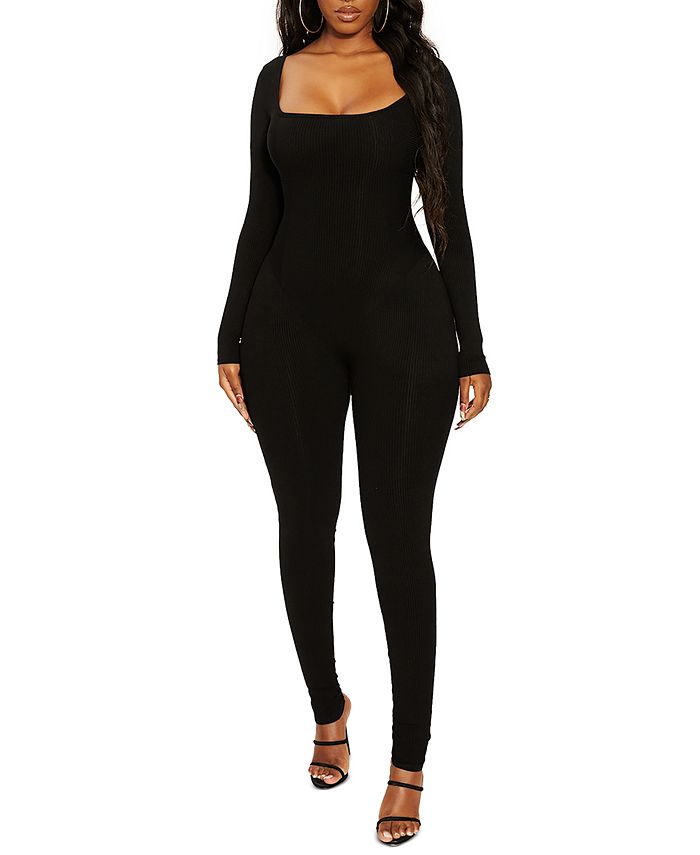 Naked Wardrobe The NW Snatched Vibes Jumpsuit - Macy's