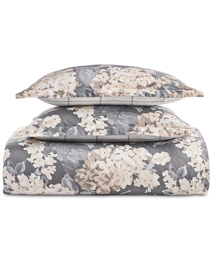 Martha Stewart Collection Painterly Floral King 3Pc Quilt Set - Macy's