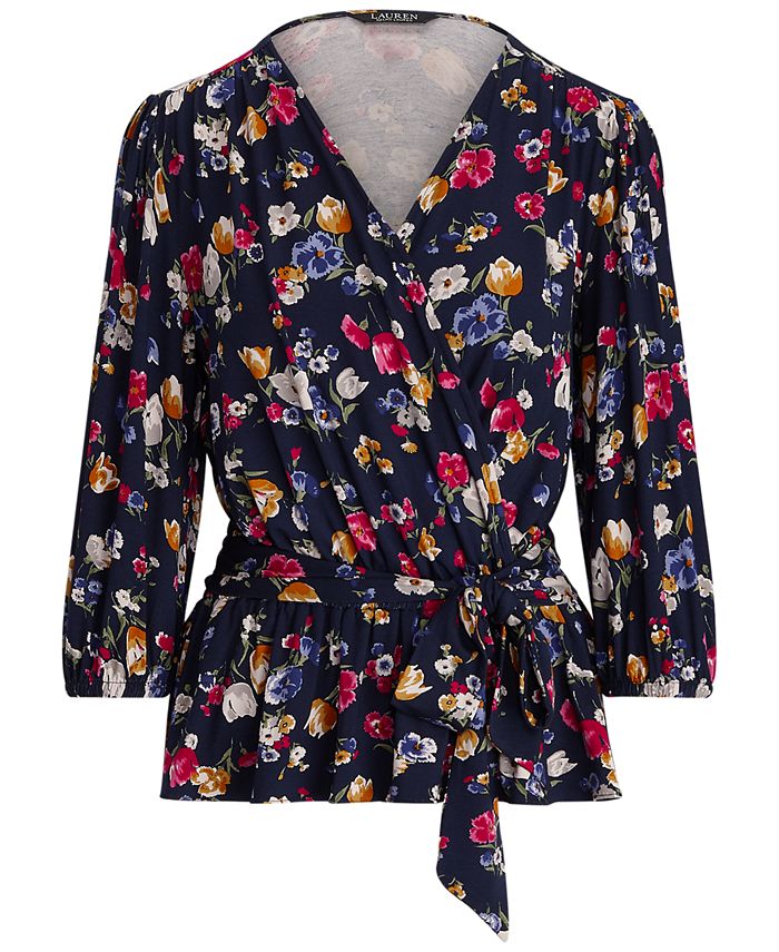 macys ralph lauren blouses