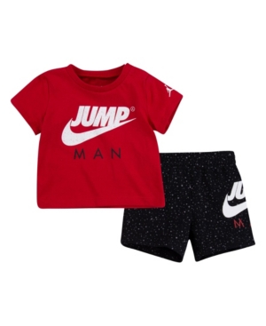 Jordan Little Boys Short Sleeve Tee and Shorts Set