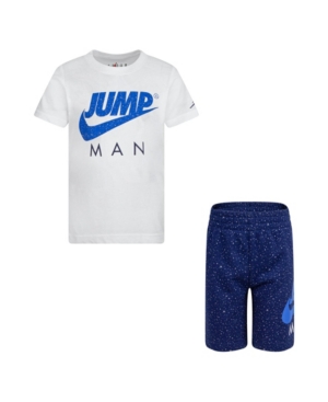 Jordan Little Boys Short Sleeve Tee and Shorts Set