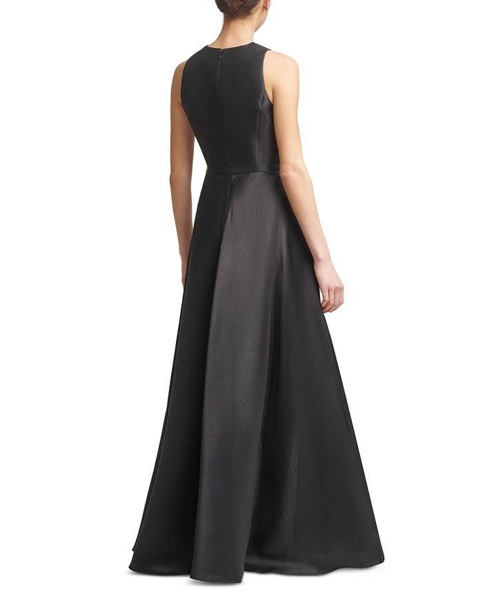 Calvin Klein V-Neck Short-Long Gown & Reviews - Dresses - Women - Macy's