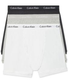 Men's 3-Pack Cotton Stretch Boxer Briefs 