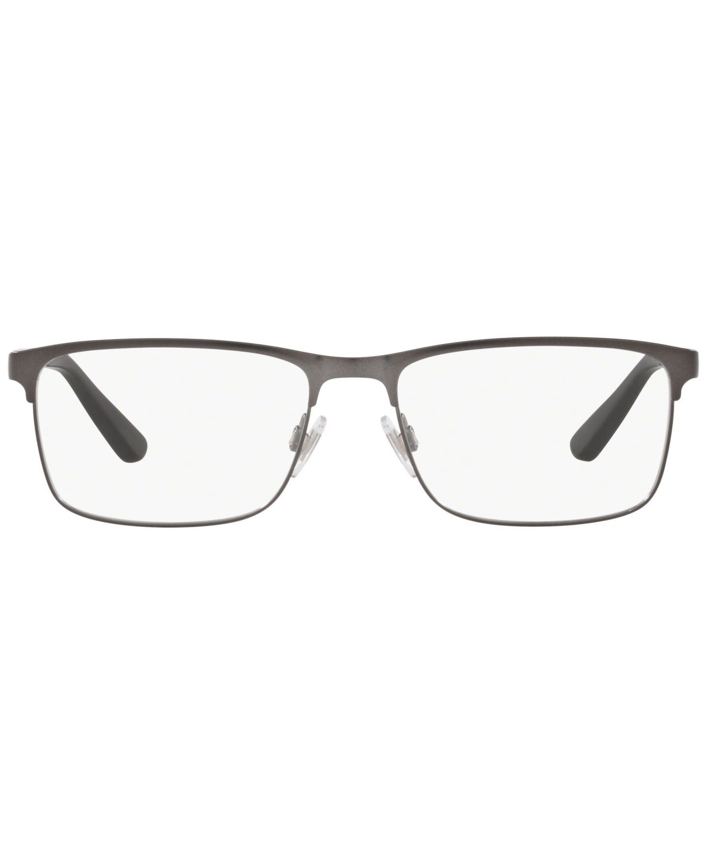Мужские очки Polo Ralph Lauren Man Rectangle Metal PH1190 Eyeglasses, цвет: Тёмный графитовый металлик — фото 2