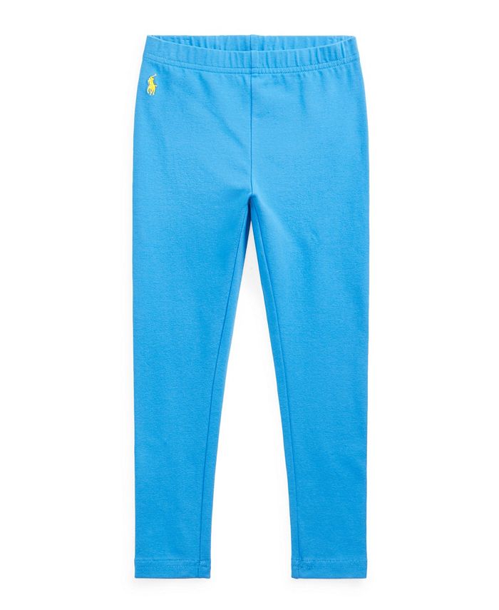 Polo Ralph Lauren Little Girls Stretch Cotton Jersey Legging Pants - Macy's