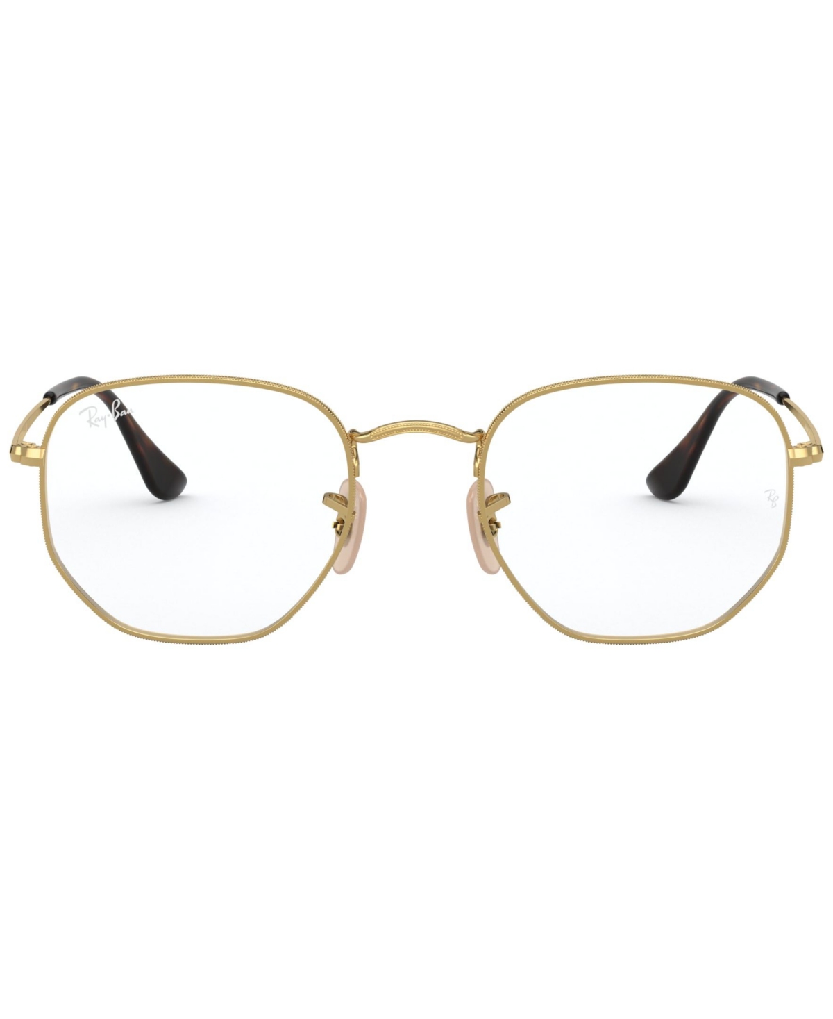 RX6448 Unisex Irregular Eyeglasses - Silver-Tone