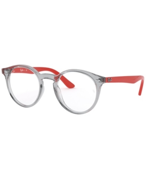 Ray-ban Jr Ry1594 Chid Round Eyeglasses In Transparent Gray
