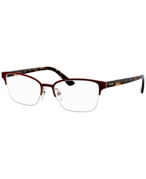 Prada Pr 61xv Women's Cat Eye Eyeglasses In Brown