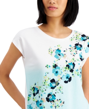 Tommy Hilfiger Womens Clover Print Shirt