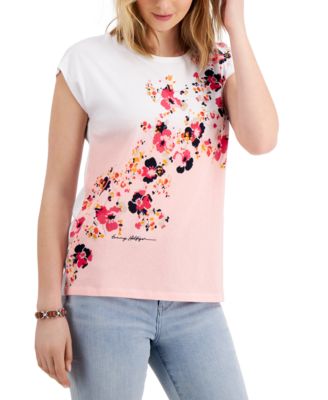 Clover-Print Ombré T-Shirt