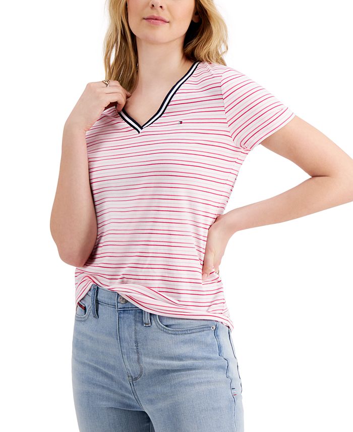 tommy hilfiger striped top womens