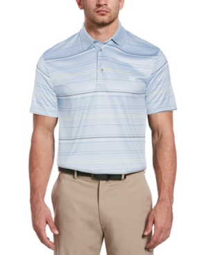 Pga Tour Men's Big and Tall Striped Polo Shirt