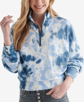 Quarter-Zip Fleece Pullover Sweater 