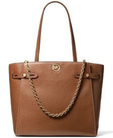 Carmen Large Leather Belted Tote