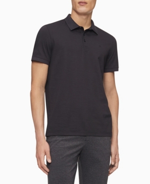Calvin Klein Men's Liquid Touch Pattern Polo Shirt