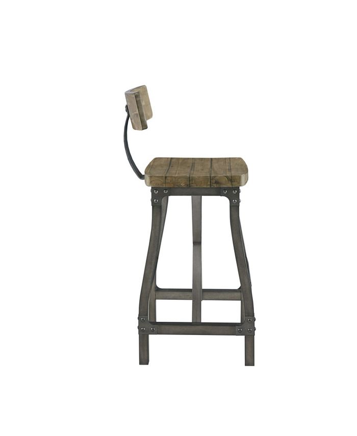 INK+IVY Lancaster Bar Stool with Back Macy's