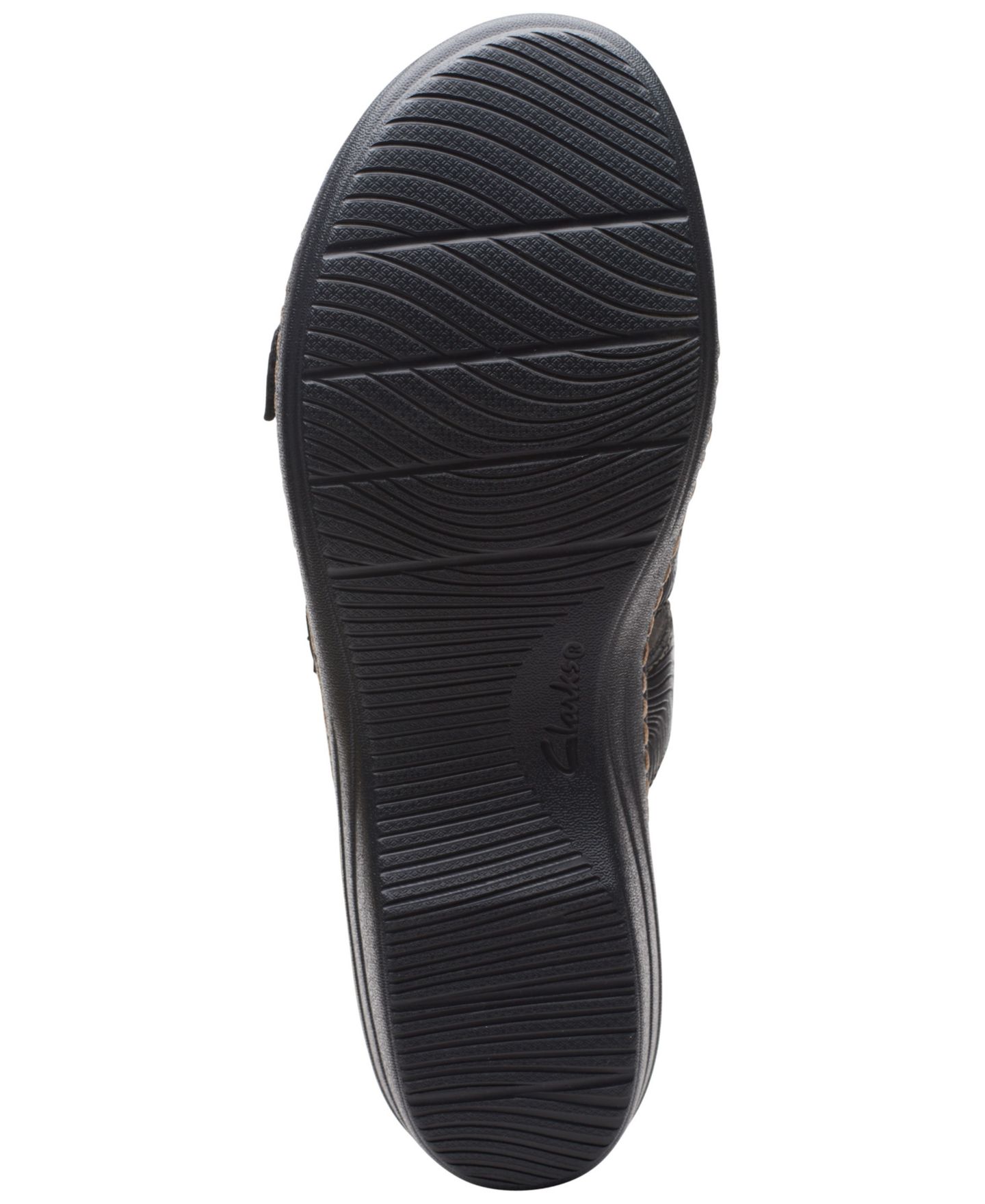 Женские сандалии Clarks Merliah Karli Slip-on Strappy, цвет: Чёрный кожаный — фото 5