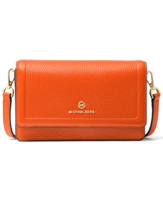 jet set charm leather phone crossbody